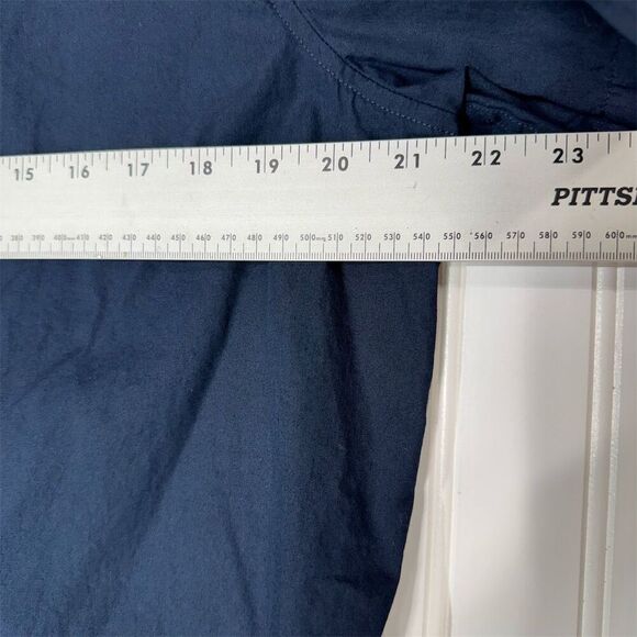 Michael Kors Men's Blue Short Sleeve Button-Down Shirt Logo L Old Money Designer - Picture 4 of 8